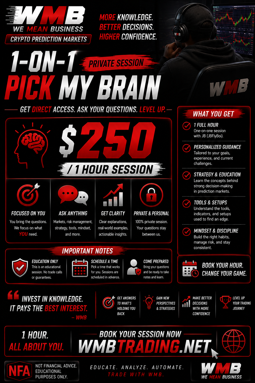 1-on-1 Pick My Brain live view 2